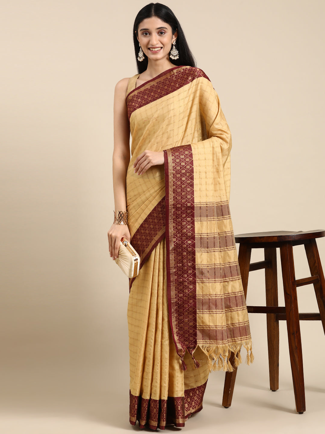  Small Chex Uppada Cotton Silk Saree