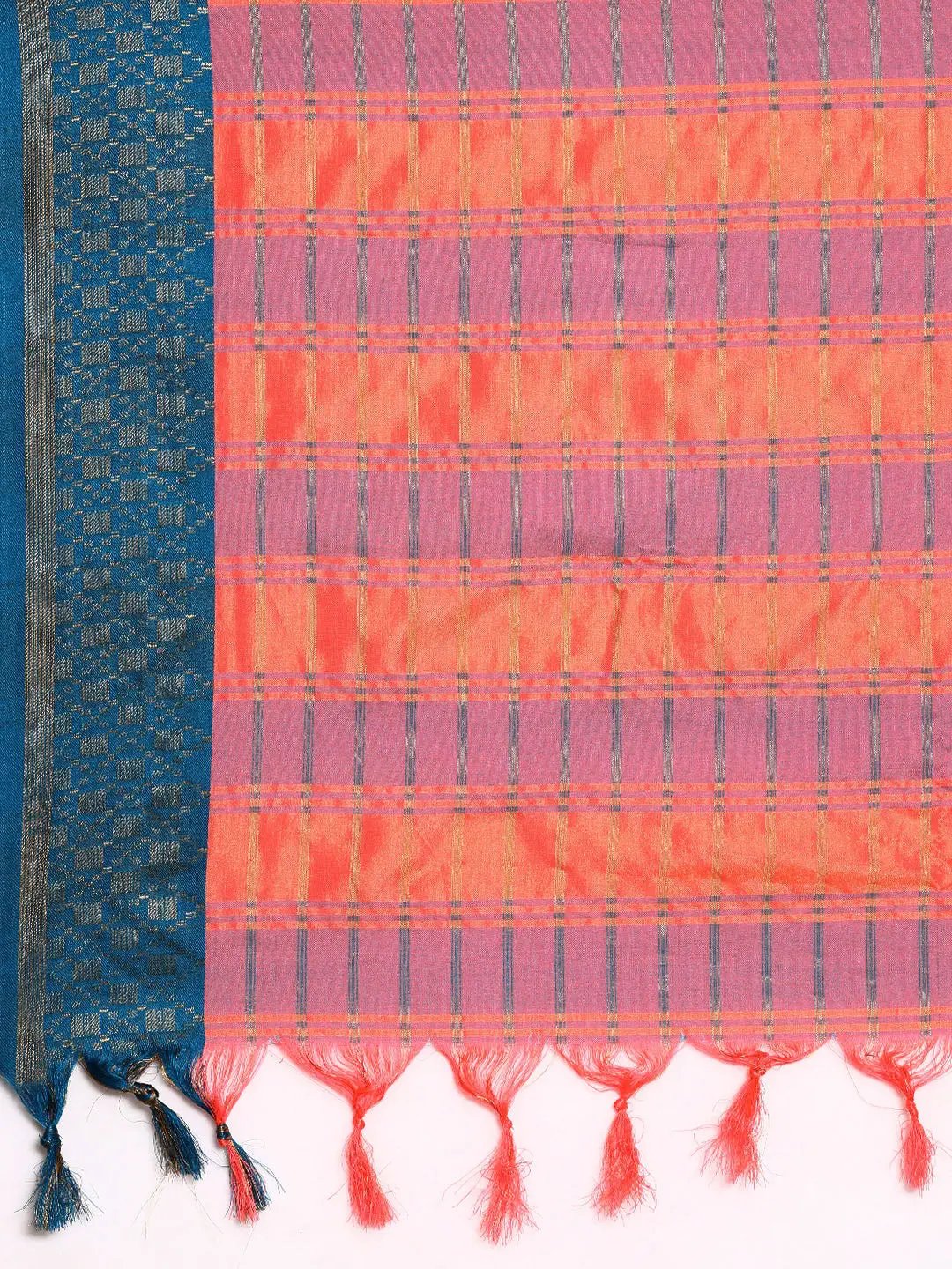  Small Chex Uppada Cotton Silk Saree