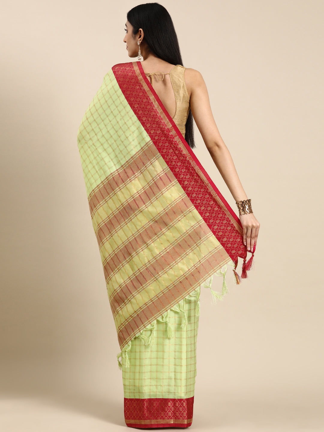  Small Chex Uppada Cotton Silk Saree