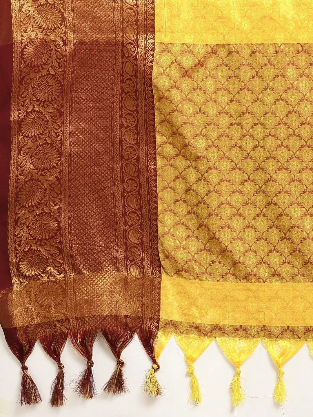 Uppada Cotton Silk Saree With Self Butt