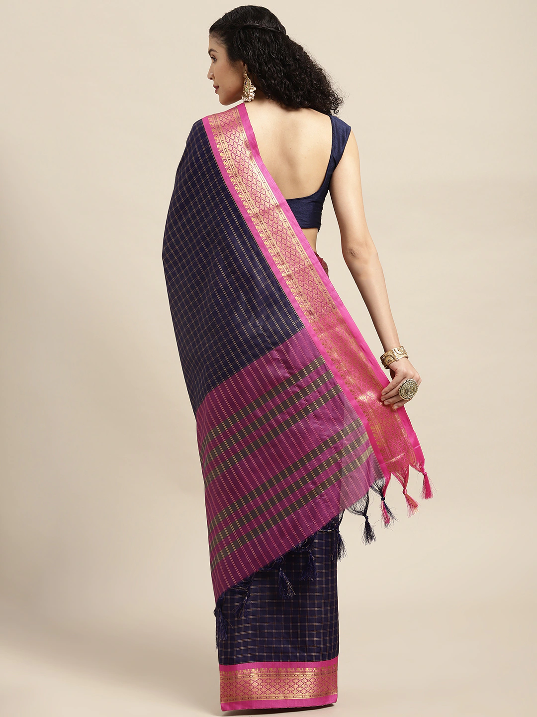 Buy Uppada Cotton Silk Saree With Self Butti | Vastranand