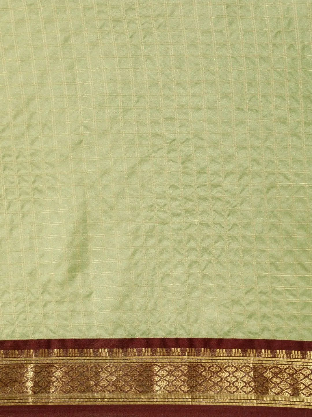 Uppada Cotton Silk Saree With Self Butti