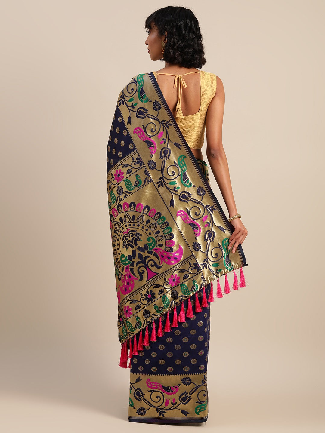  Exclusive Banarasi Silk Saree With Woven Design