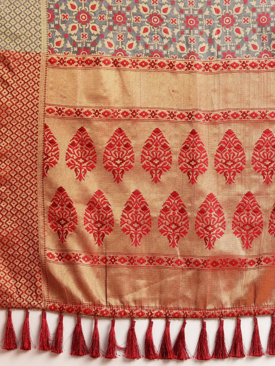 Latest Banarasi Patola Silk Saree with Zari Work