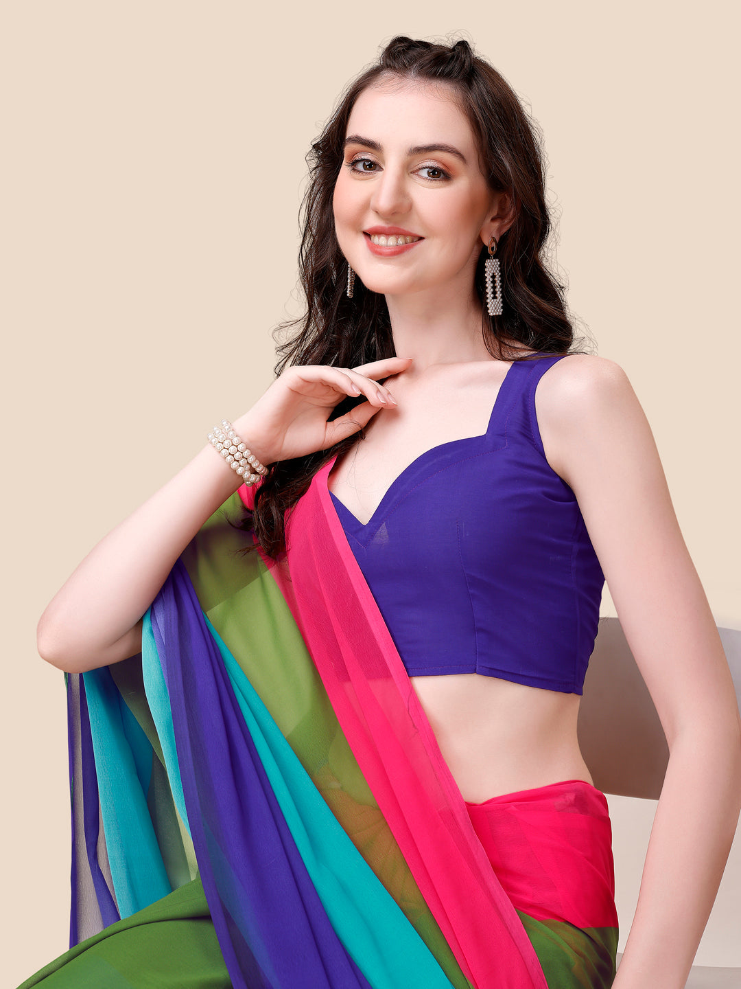 Celebrity inspired beautiful sequence saree collection (Indian Party Wear  Saree)