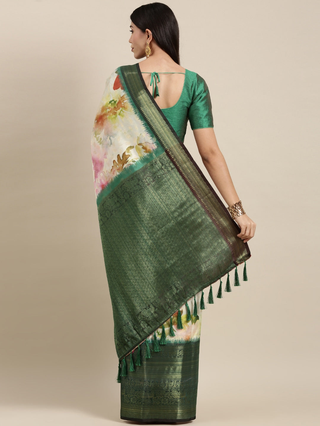  Silk Saree With Digital Kalamkari Print Pattu 