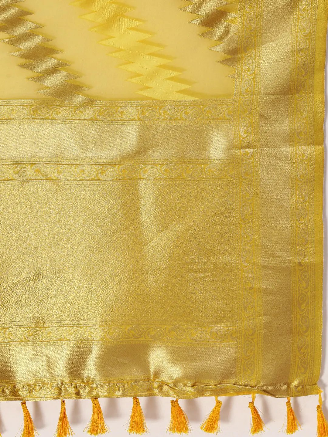  Pure Organza Banarasi Zari Motif Designer Saree 