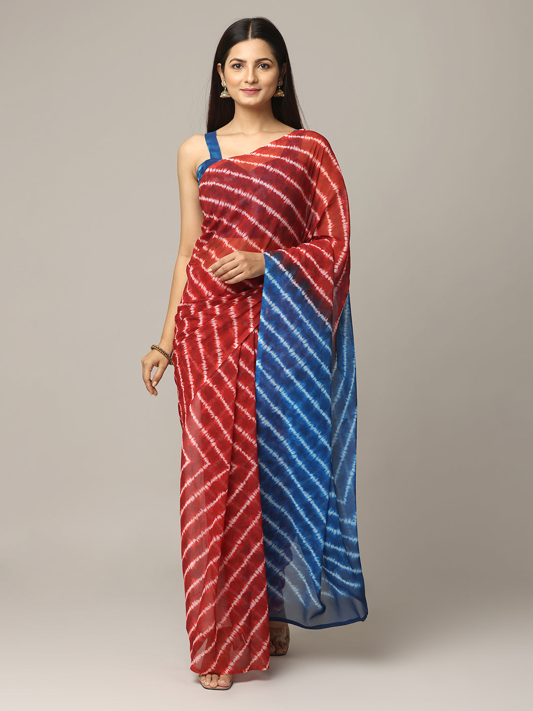 Ombre Soft Georgette Digital Print Party Wear Saree