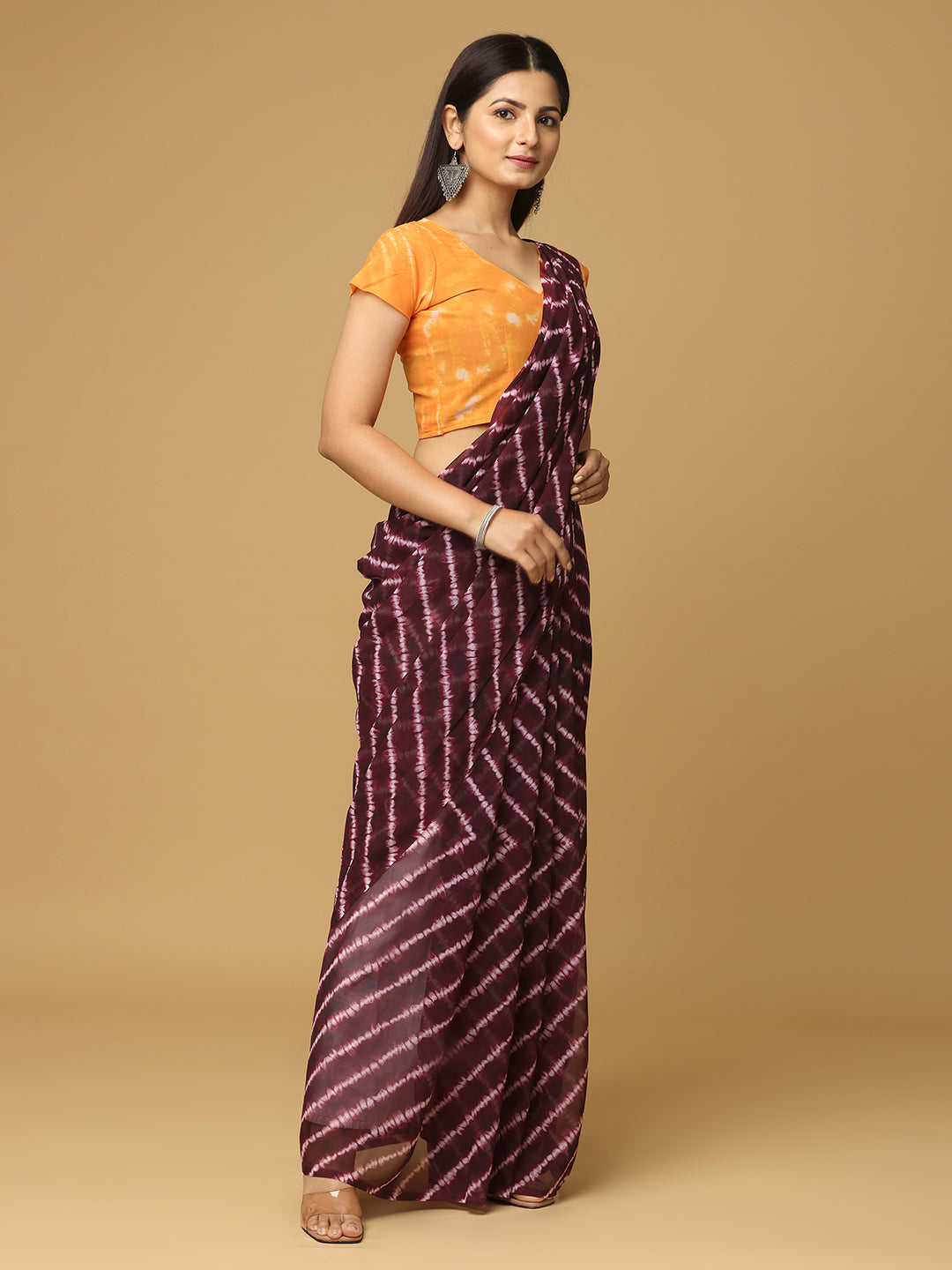 Ombre Soft Georgette Digital Print Party Wear Saree