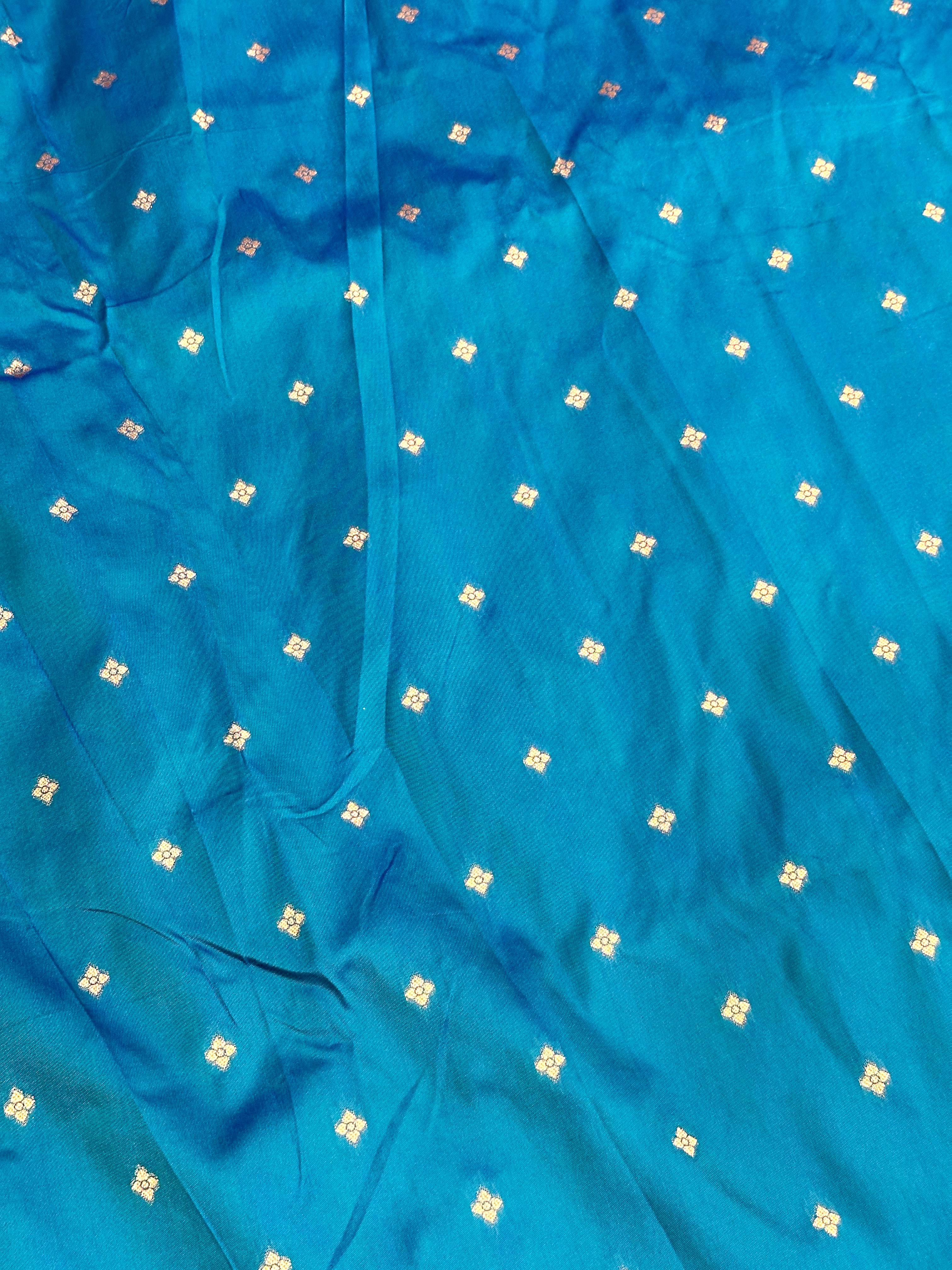 Wine Mango Butti Soft Silk Saree