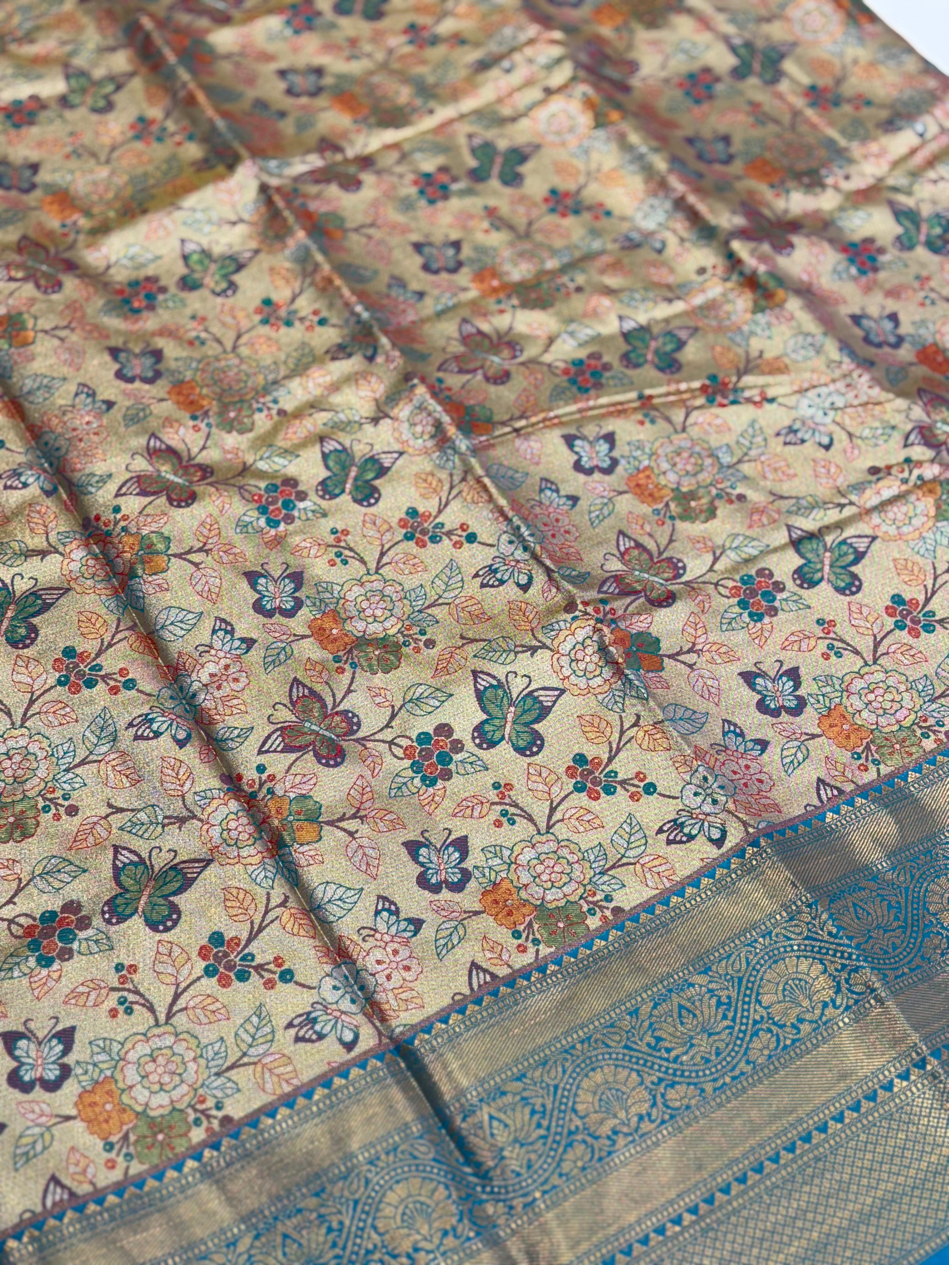 Rama Dharmavaram Butterfly Silk Saree