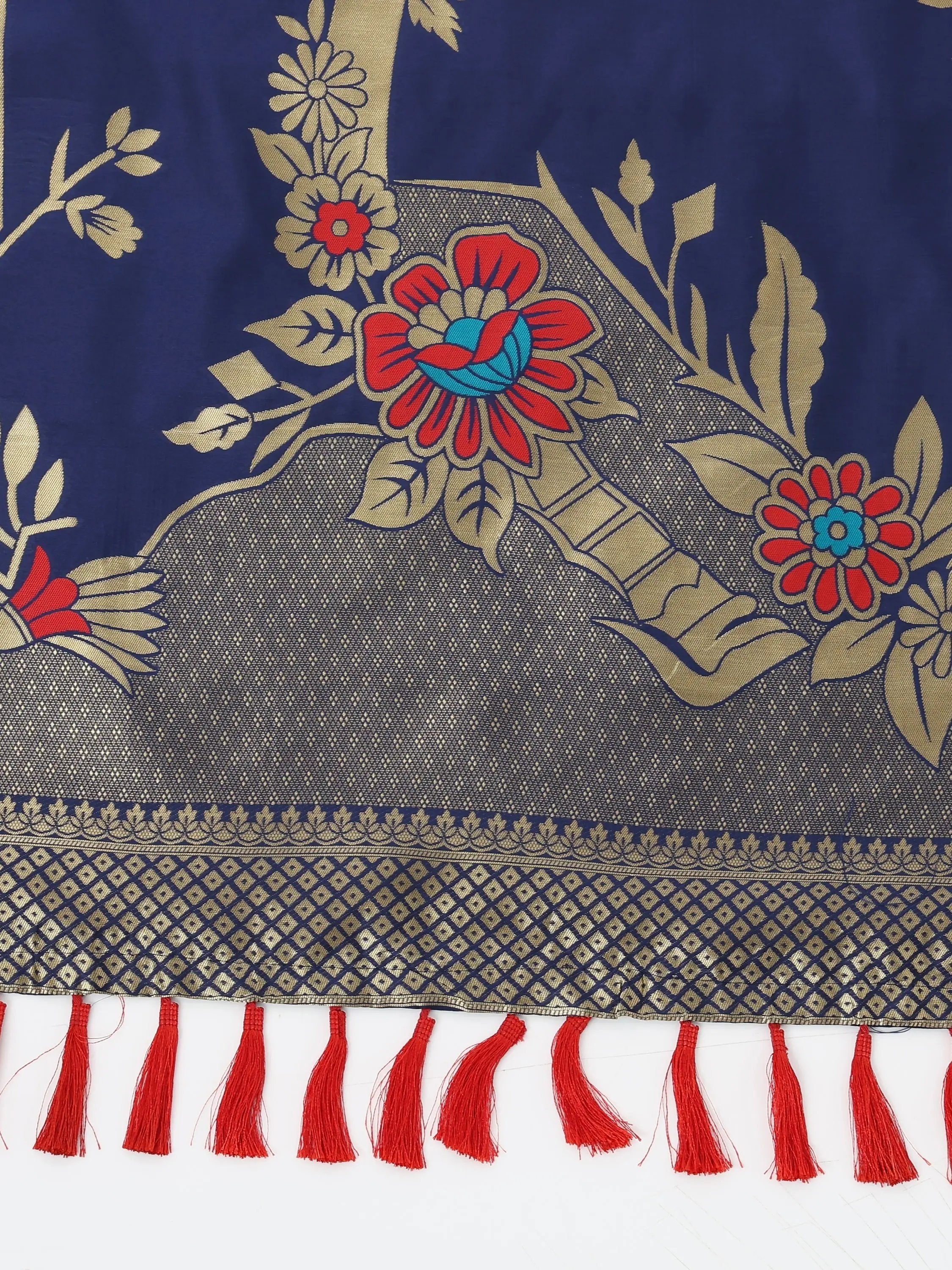 Banarasi Katan Silk  Saree With Zari Butti