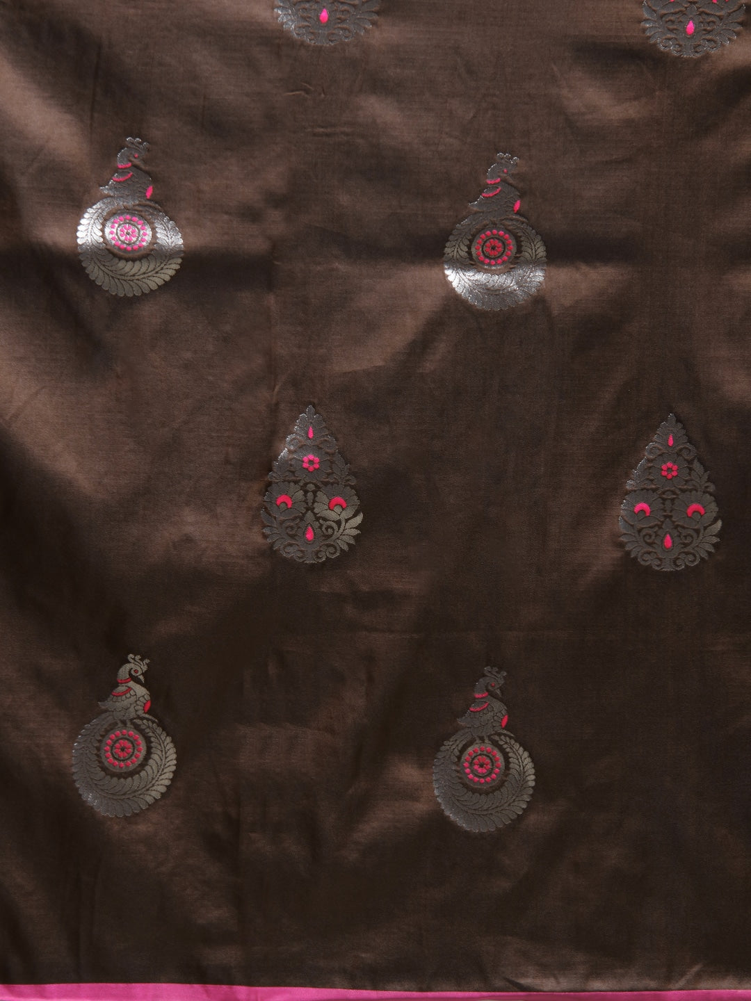 Kanjivaram Coffee Brown Silk Blend Saree