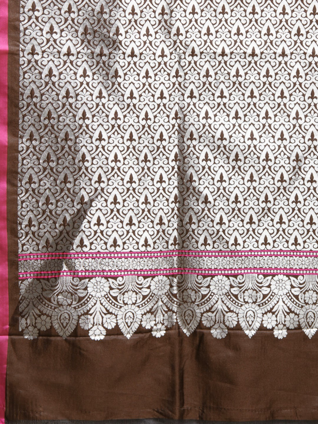 Kanjivaram Coffee Brown Silk Blend Saree