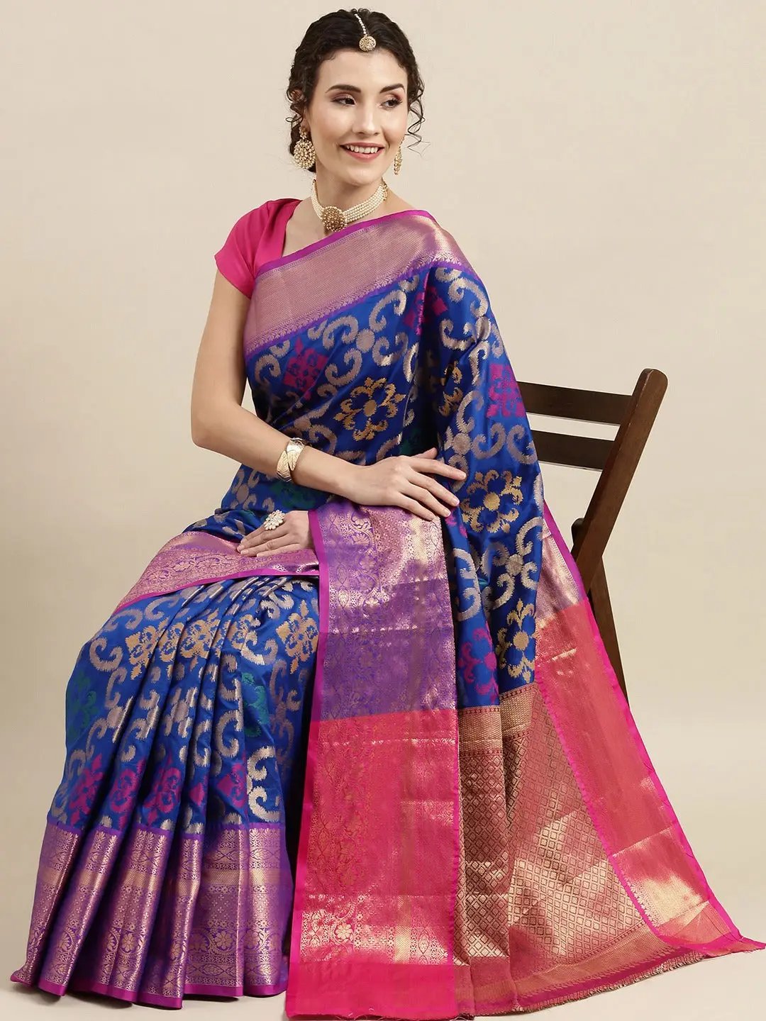  Dharmavaram Soft Silk Festive Wear Saree